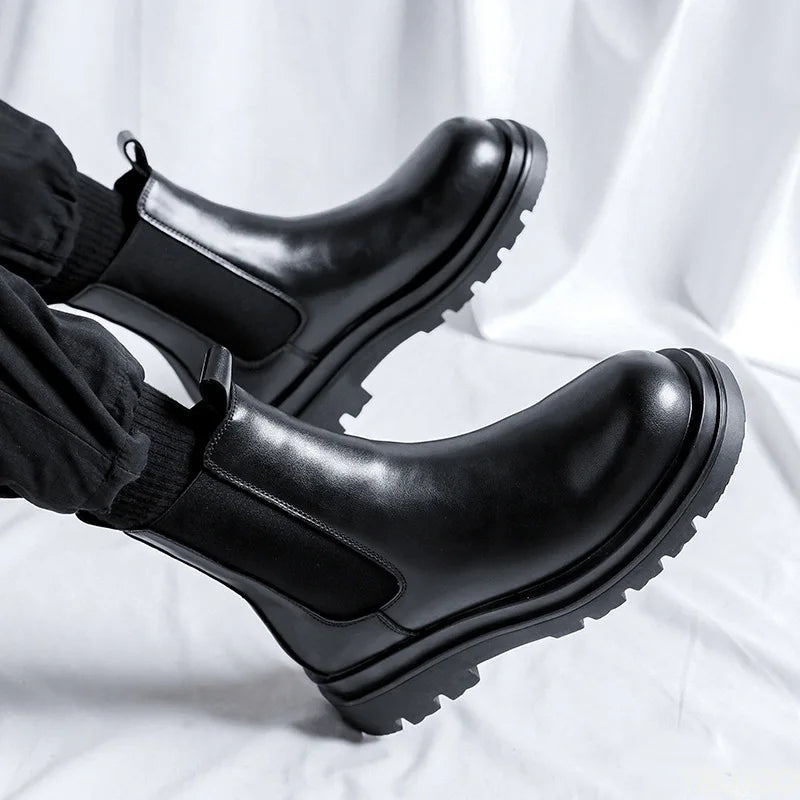 boots for men comfortable versatile thick sole