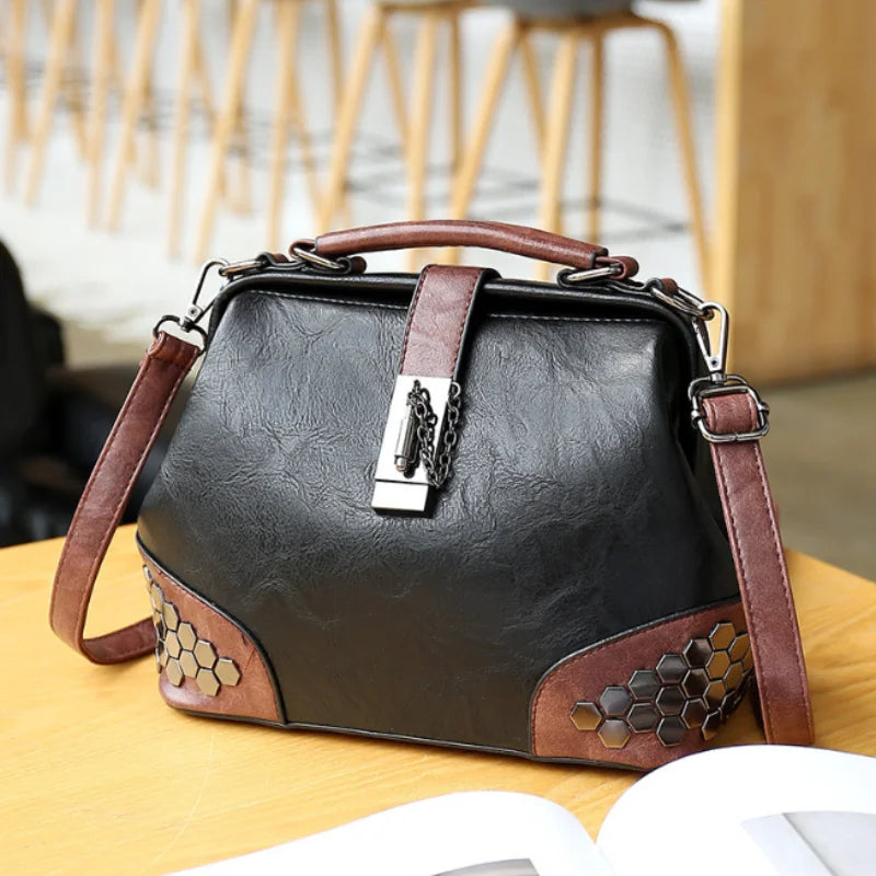 Women's Shoulder Bag Women's Handbag Fashion Purse Vintage Leather Bag