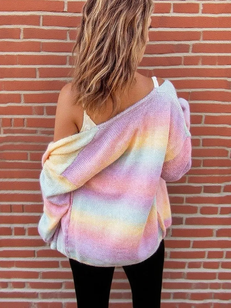 Women Knit Cardigan Sweater Coat