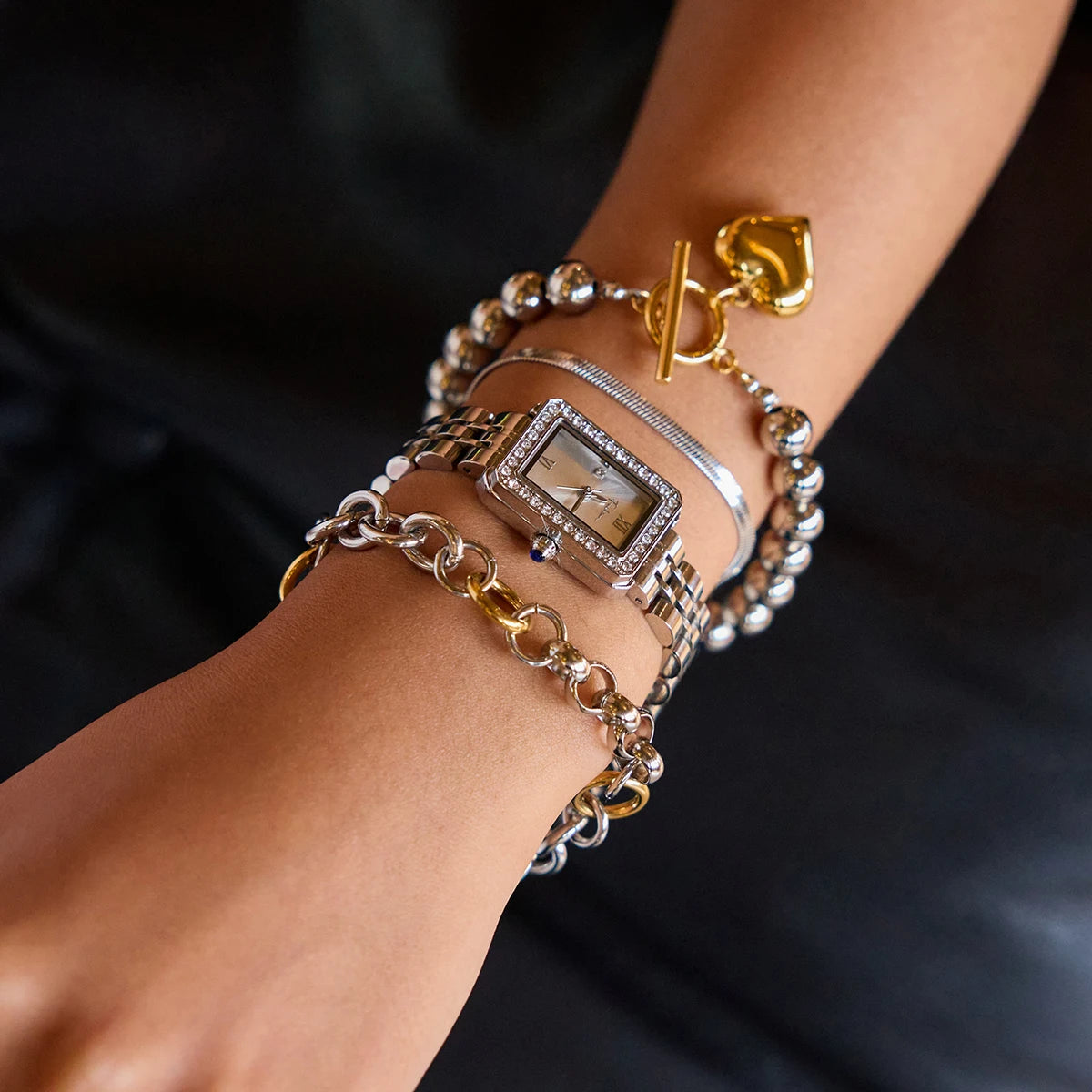 Stainless Steel Fashion Snake Chain Bracelet
