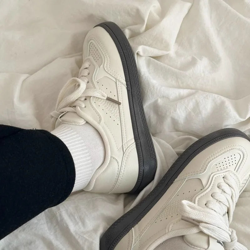 Women Sneakers Casual Flats Vulcanized Platform Shoes