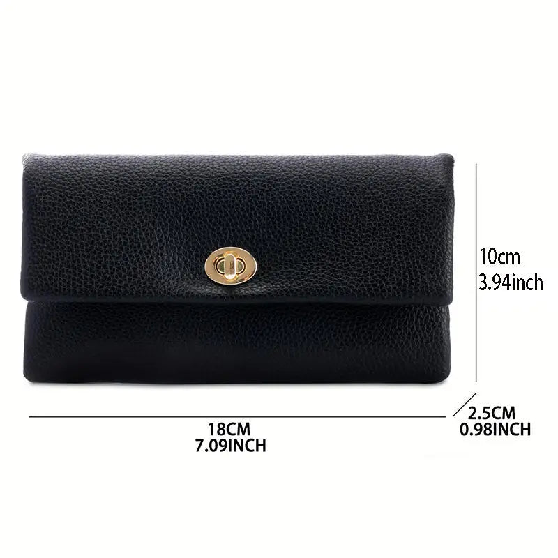 Women Wallets Long Hasp Pu Leather Purses