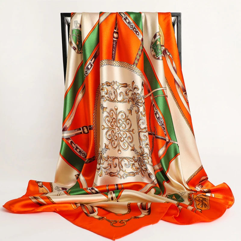 f Ladies Chiffon Shawl Wrap Muffler  Bandanna Female Headscarf