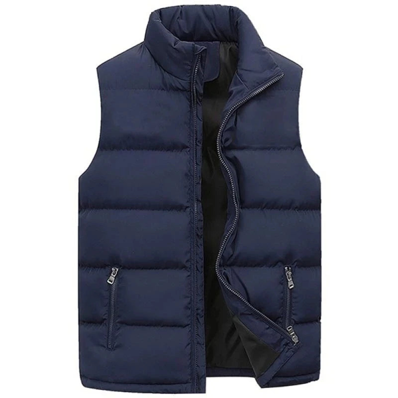Mens Vest Warm  Sleeveless Jackets