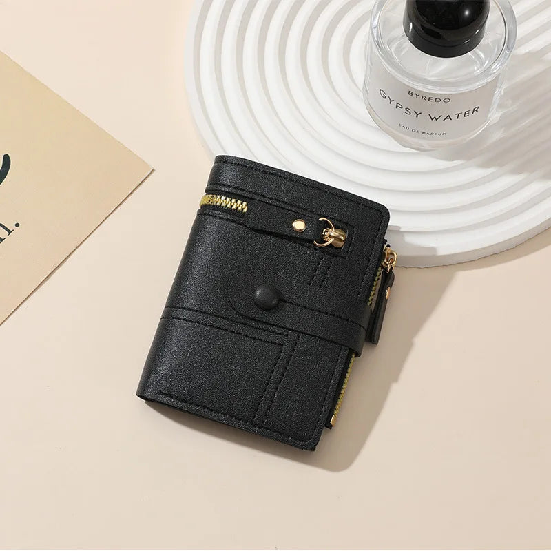New Wallet Women's Short Small 2 Fold Multi-card Women's Wallet