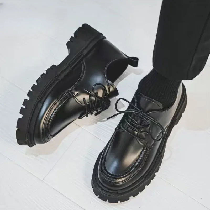 Men's Leather Shoes Dress Formal Business Male Casual Shoe