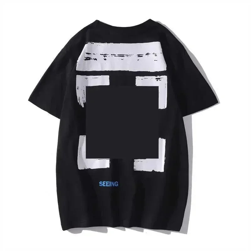 Men's T Shirt High-quality Version Clothing Graffiti Shirt Short Sleeve