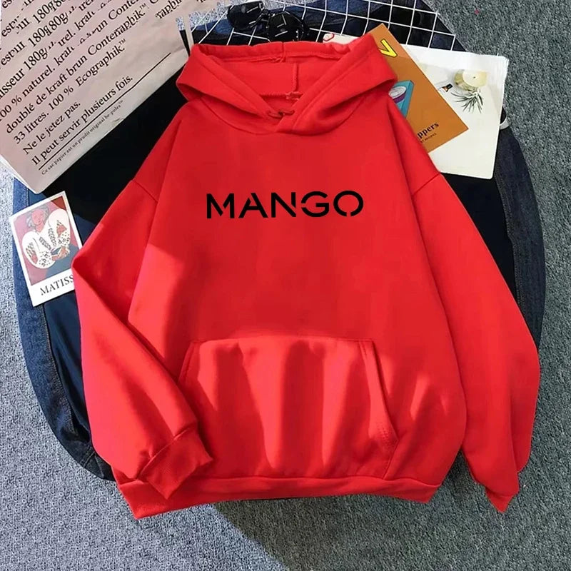 Woman Hooded Sweatshirt Urban Casual Fashion Long Sleeve Pullover