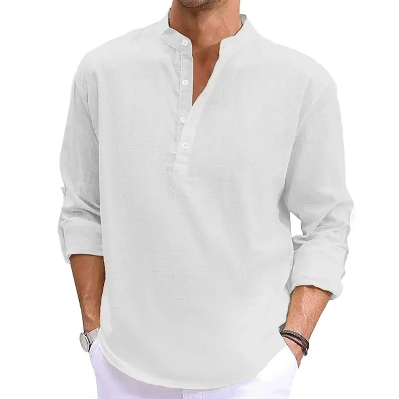 Luxury Cotton Shirts for Men Casual