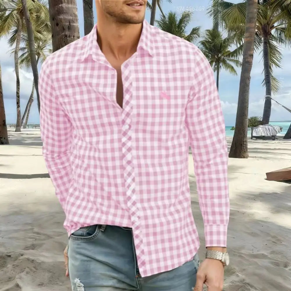 men's shirts striped and checked