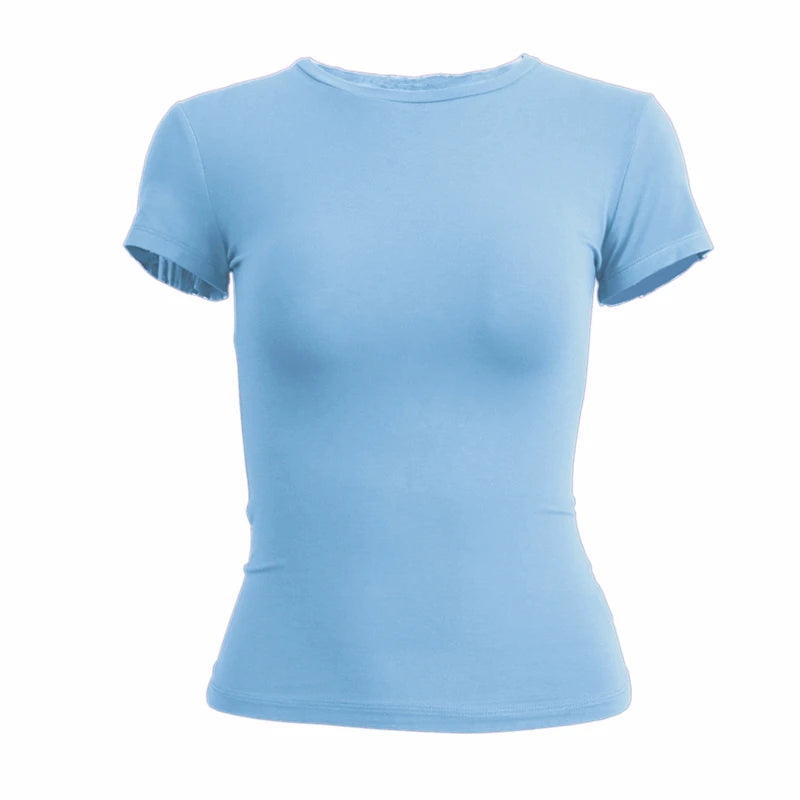 Short Sleeve T-shirt Slim Fit Tops