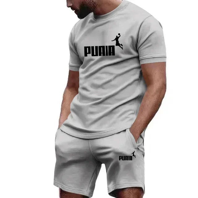 Summer Men's Sets  Tracksuit Short Sleeve
