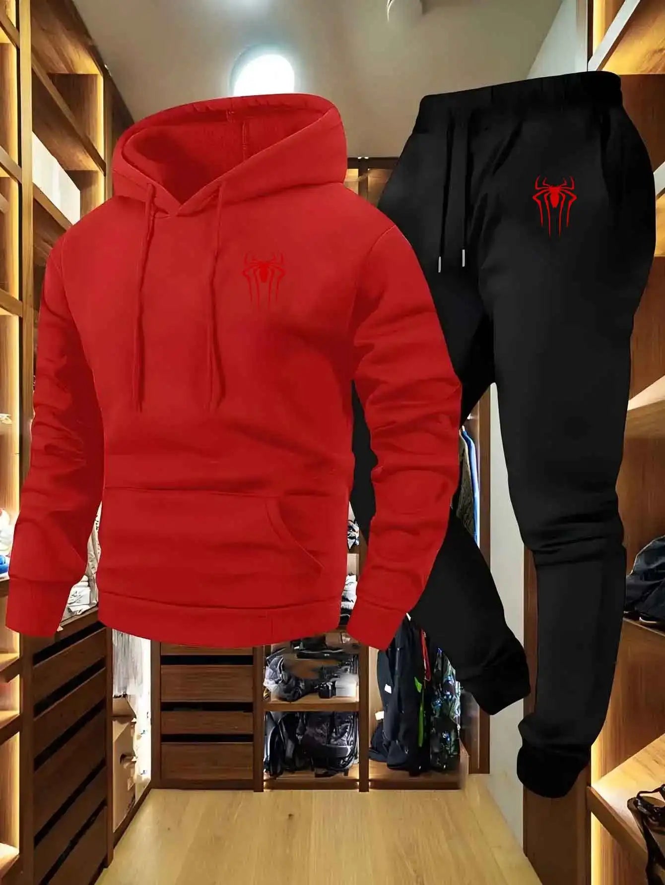 Fashionable men's sportswear set  spring  Autumn