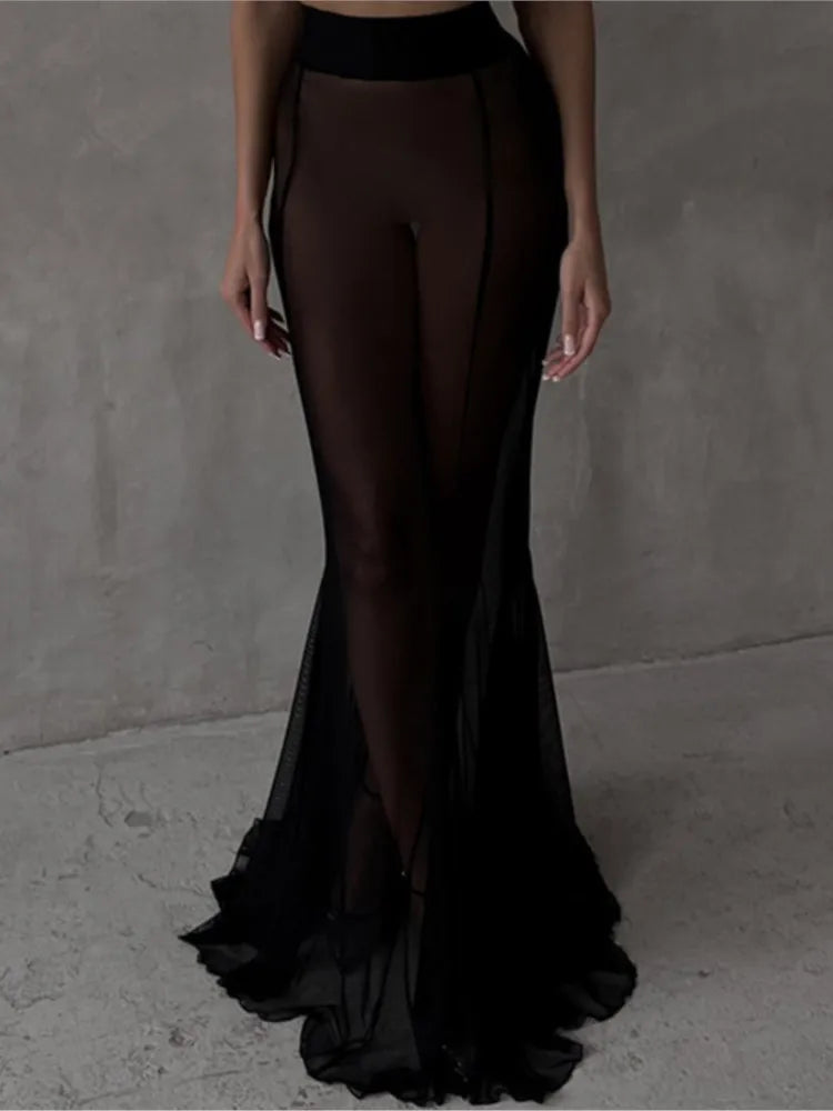 Fashion Sexy Sheer Skirt For Women