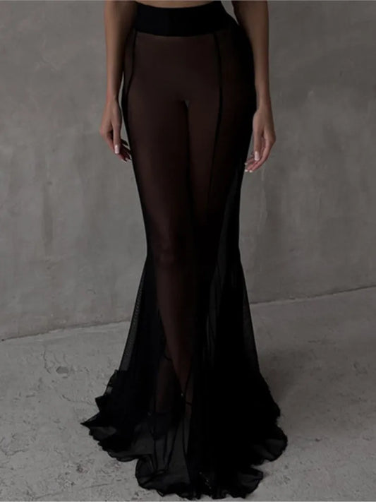 Fashion Sexy Sheer Skirt For Women