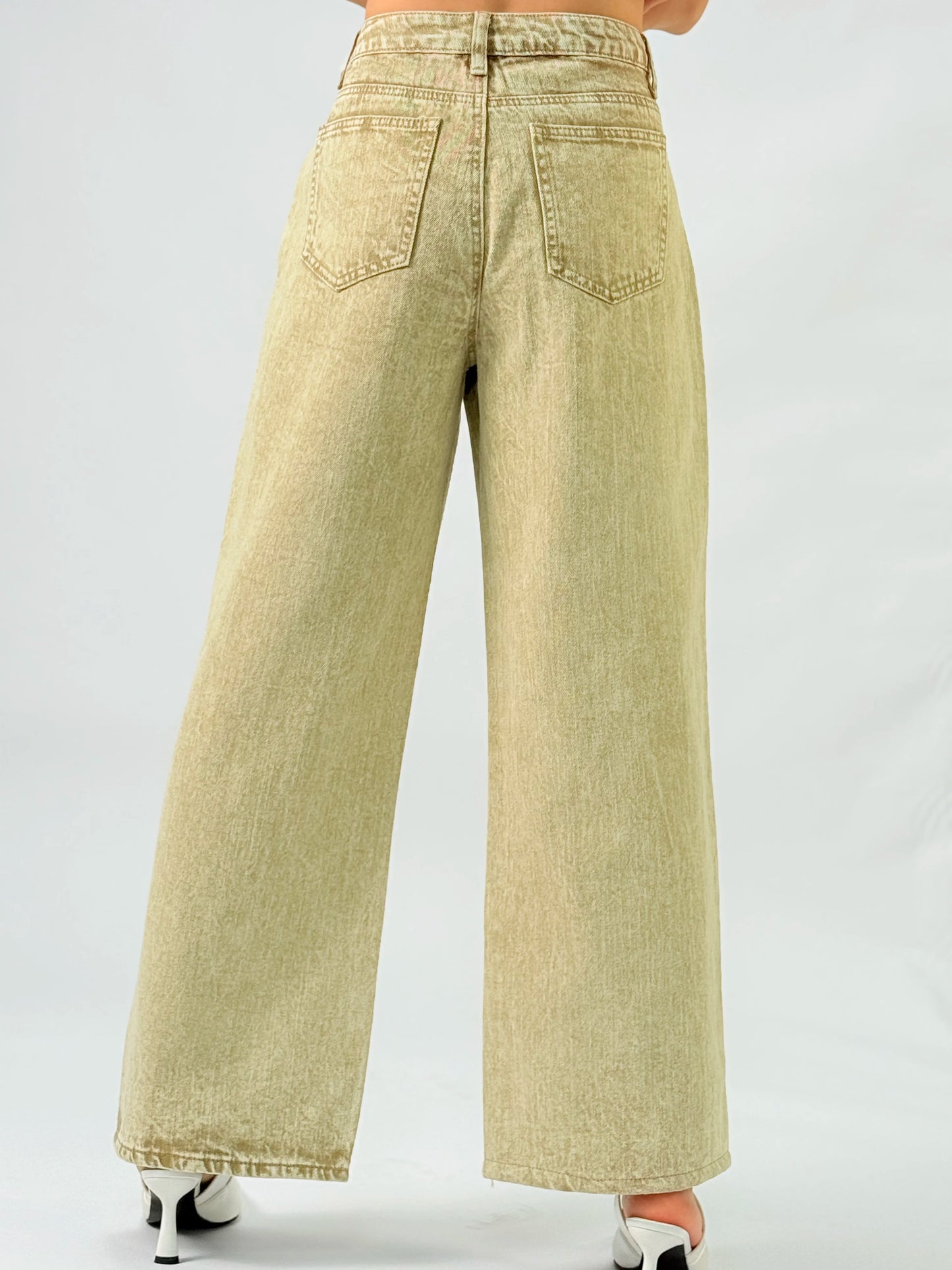 Women's jeans loose fit jeanswater-washed unique craftsmanship