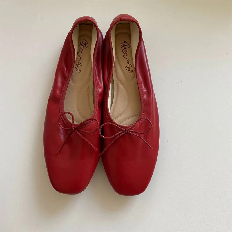 Women Ballet Flats Dance Shoes Casual Female Soft Footwear