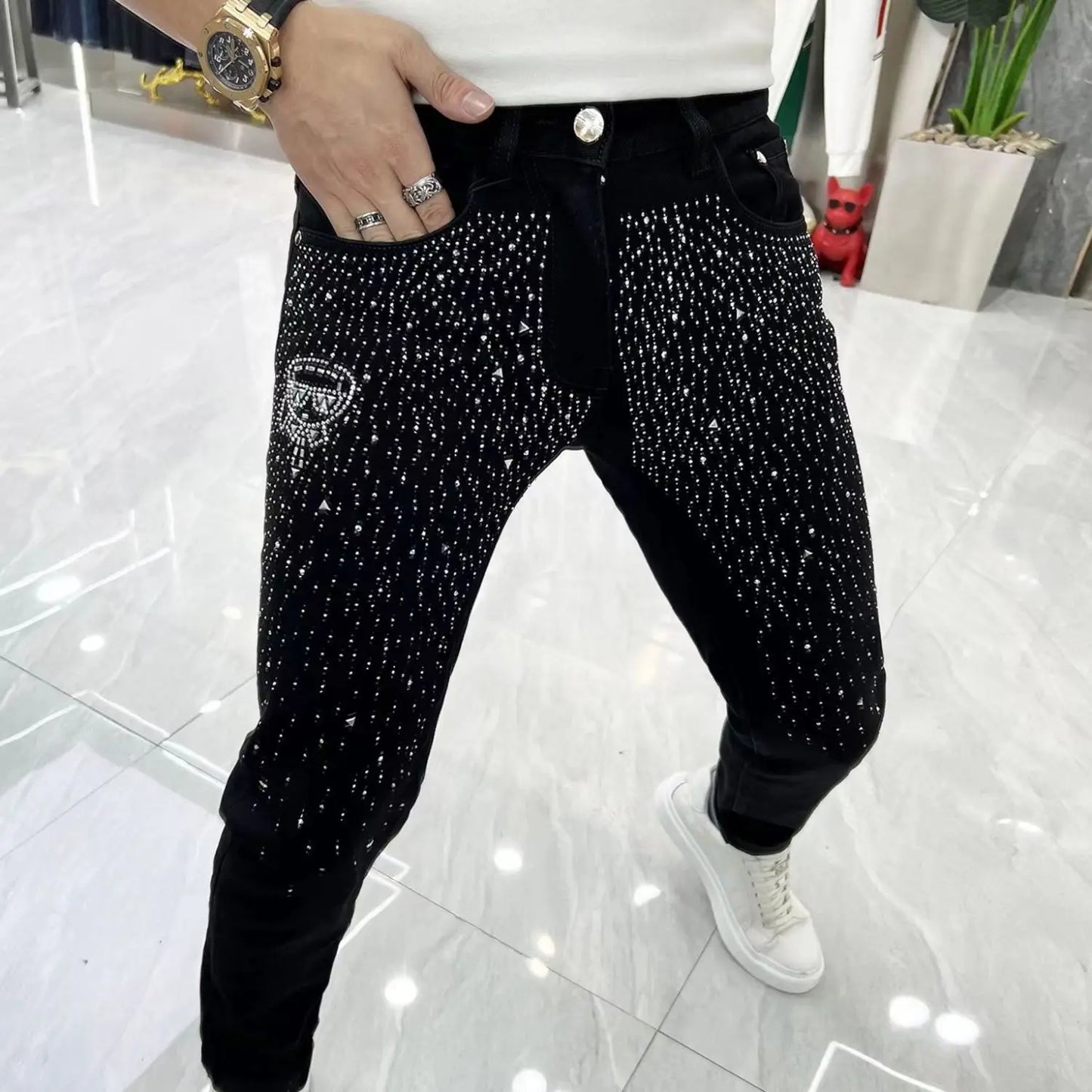 Mens High-Quality  Trousers  long pants