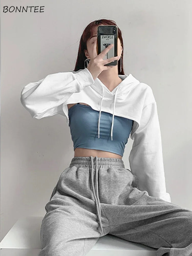 With Hat Women Hoodies