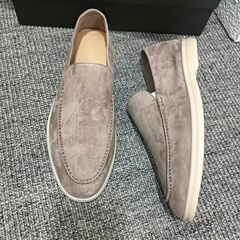 unisex women's shoes loafers leather Sheepskin velvet  loafers
