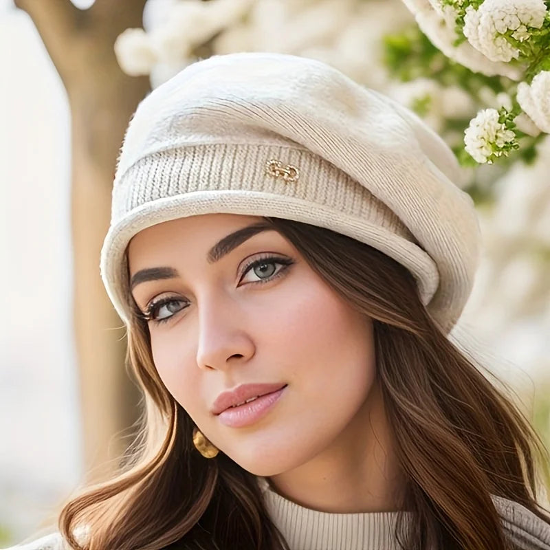Ladies' Autumn and Winter Warm Multifunctional Hat