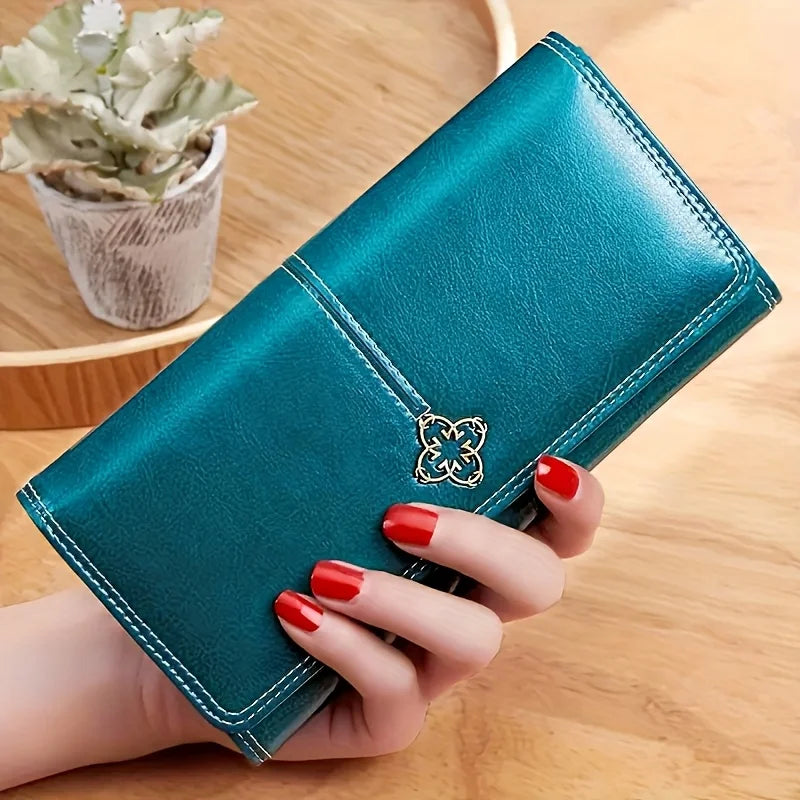 Vintage Women's Wallet - Ultra-thin Bifold Design