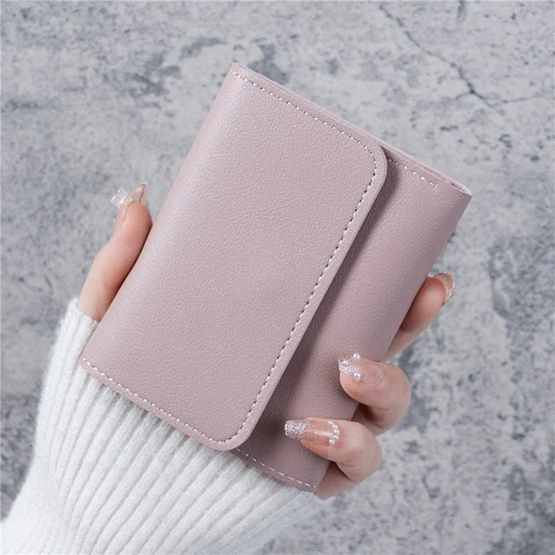 New Cute Wallets for Women Small Hasp Girl Credit Card Holder
