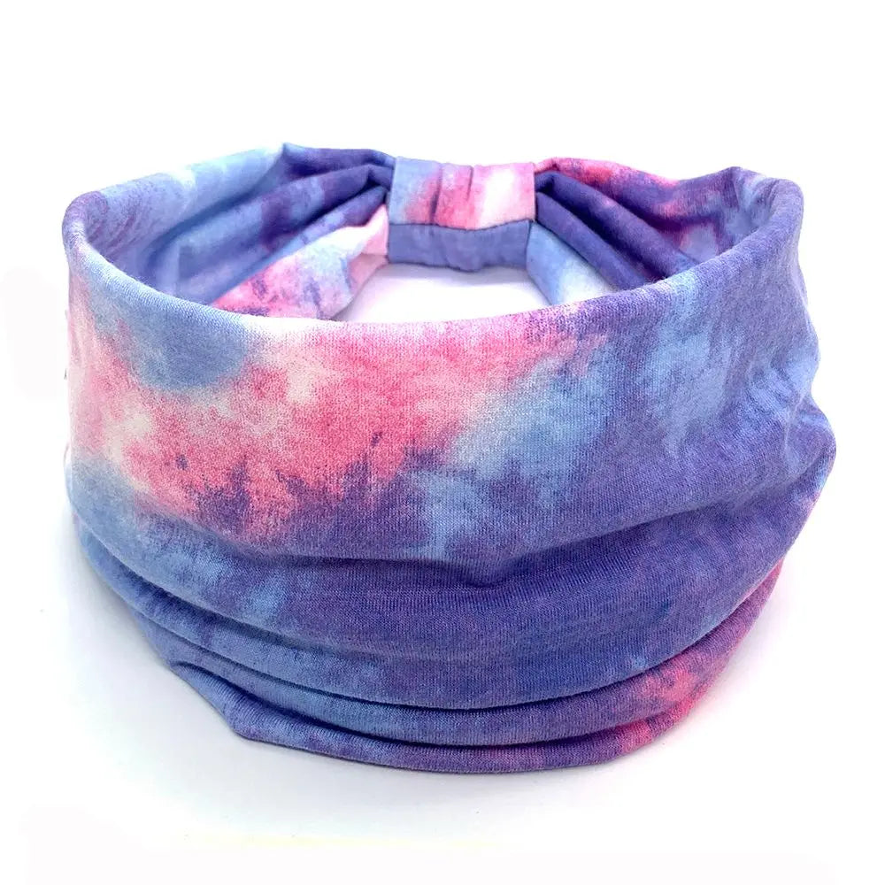 Criss Cross Yoga Twist Turban Wide Knotted Headbands