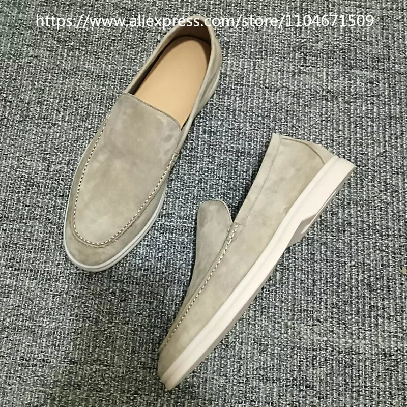 unisex women's shoes loafers leather Sheepskin velvet  loafers
