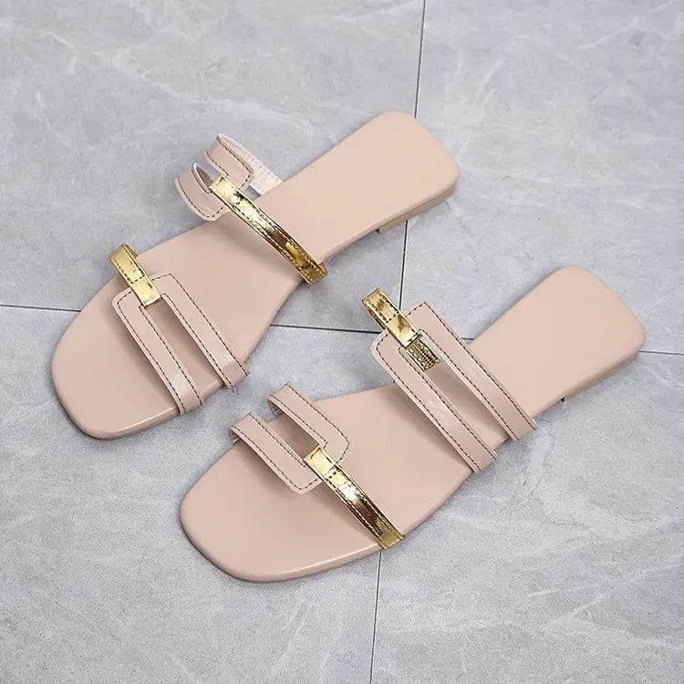Women's Shoes Summer Flats Flip Flops  Female Slides