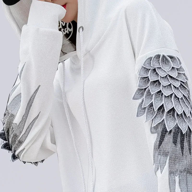 Sweatshirt for Men Hooded Embroidered