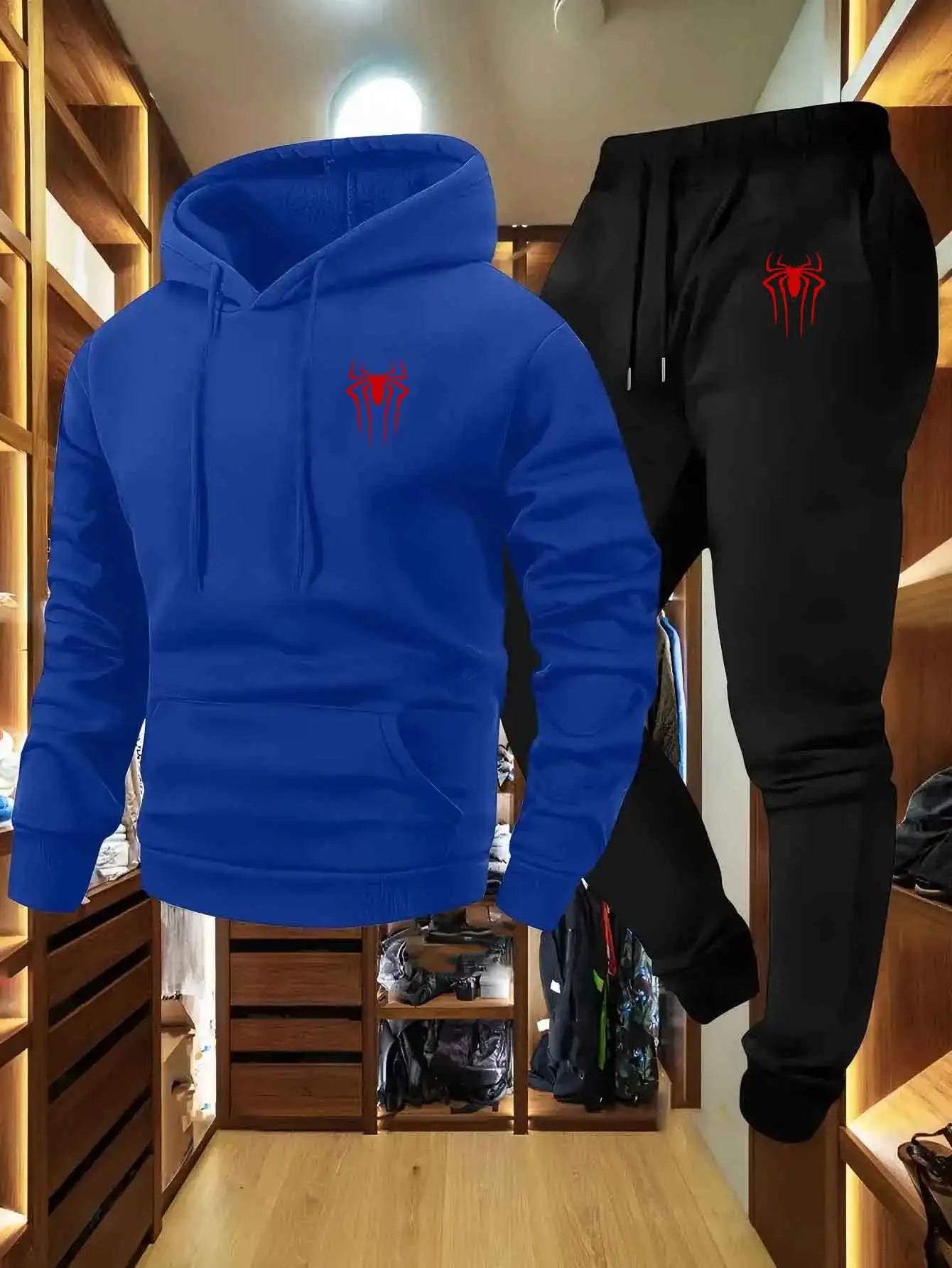 Fashionable men's sportswear set  spring  Autumn