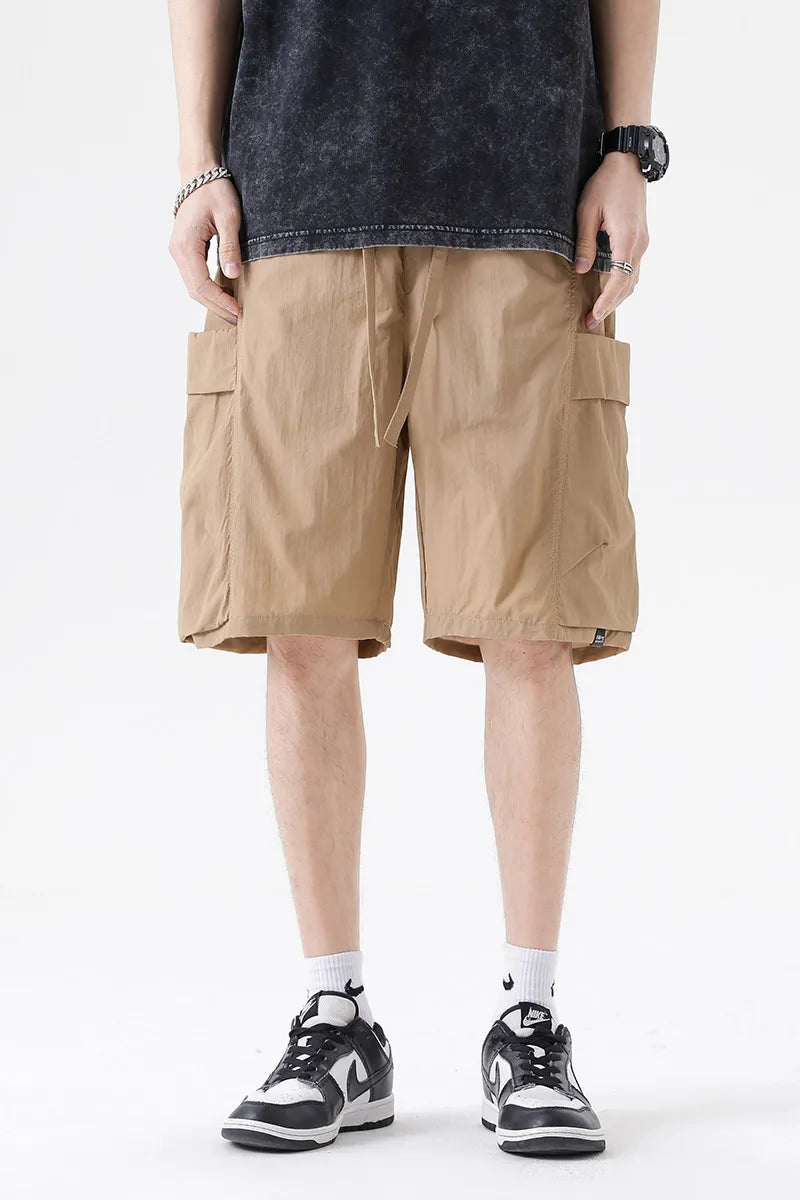 Men's shorts for summer with embroidered letters
