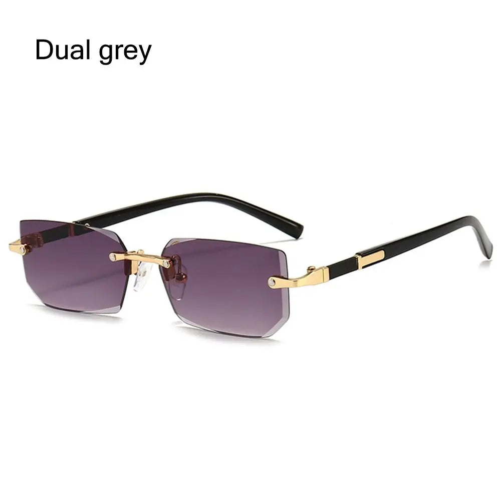 Trendy Rimless Sunglasses for Women