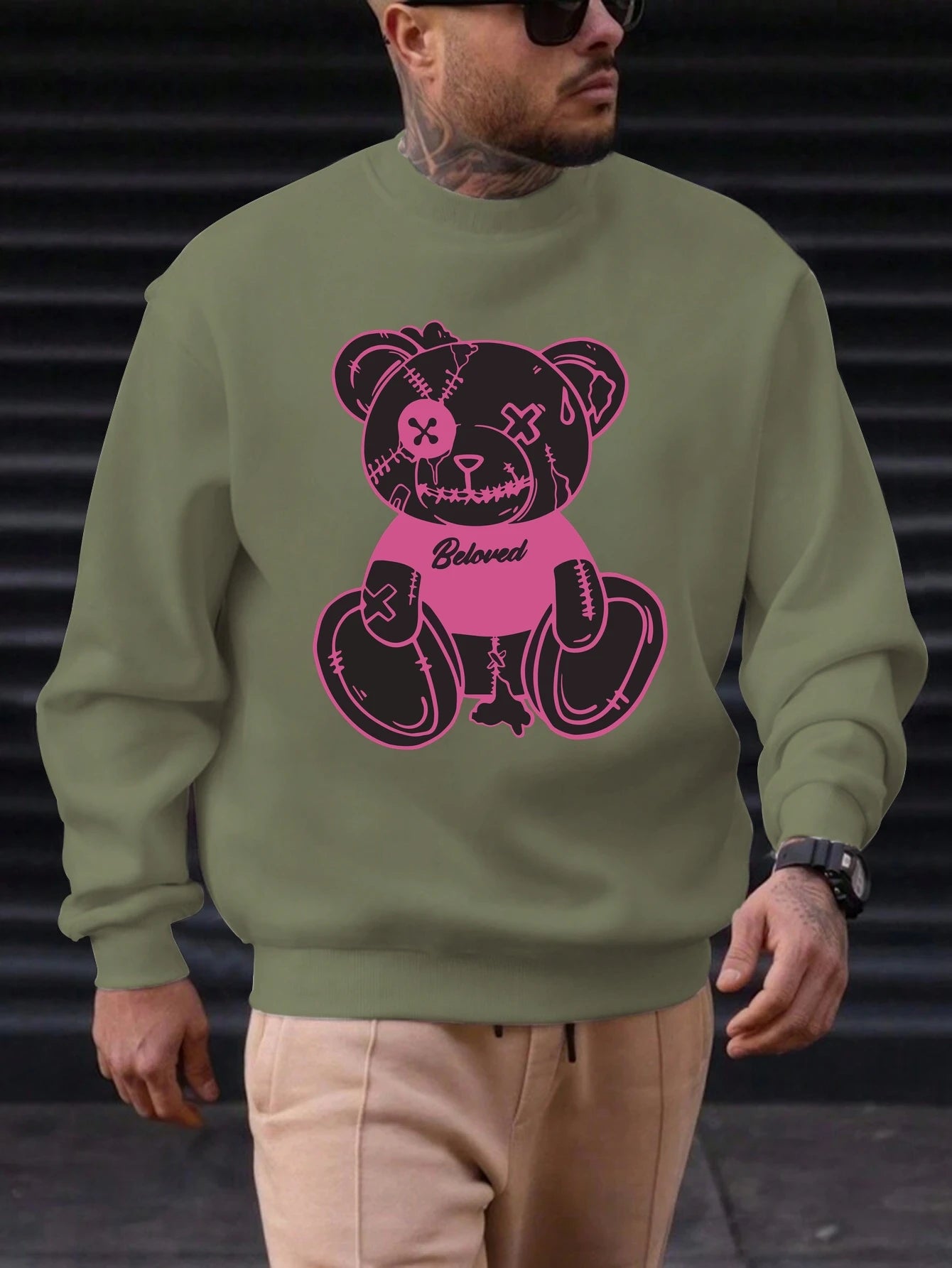 Men's Sweatshirt  Edgy Streetwear