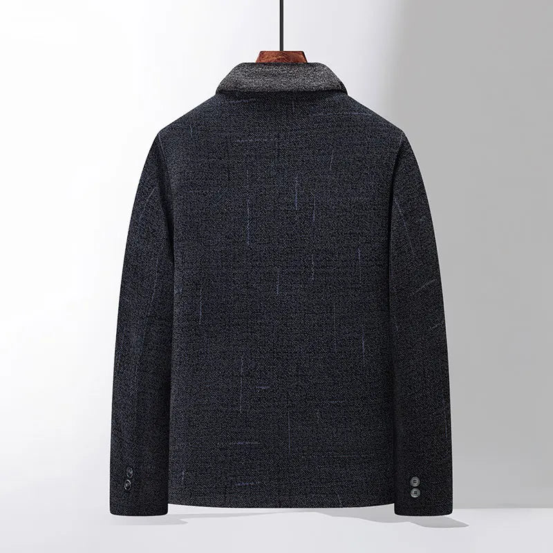 Men Woolen Coats Men's business Casual Trench Coat