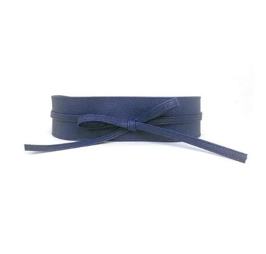 Women Belt for Dress Leather Bowknot Wide Belts