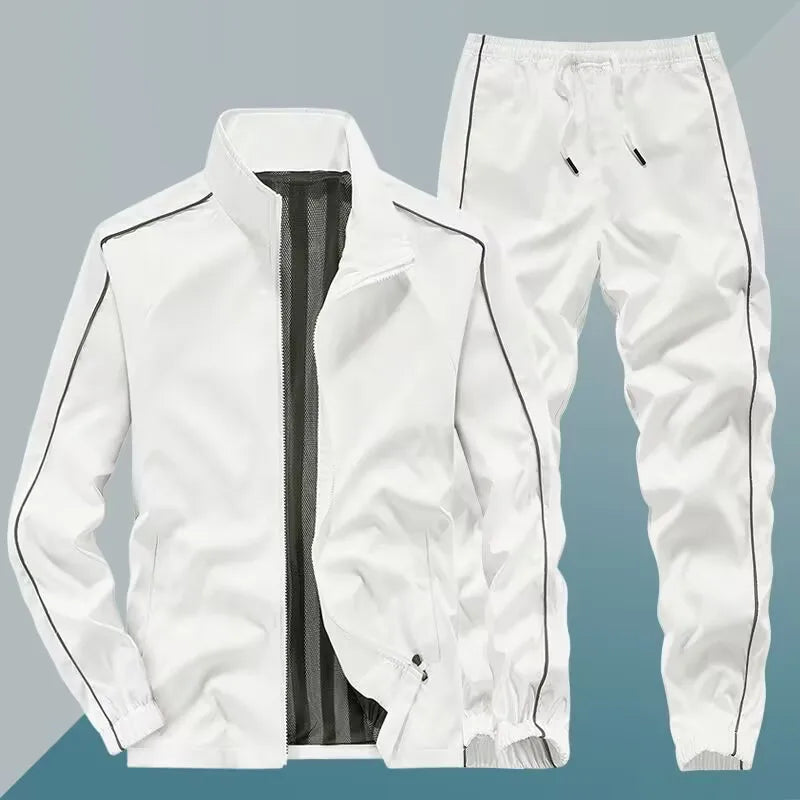Men's Sportswear Fashion Spring Autumn Sets Training Suit 2 Pieces