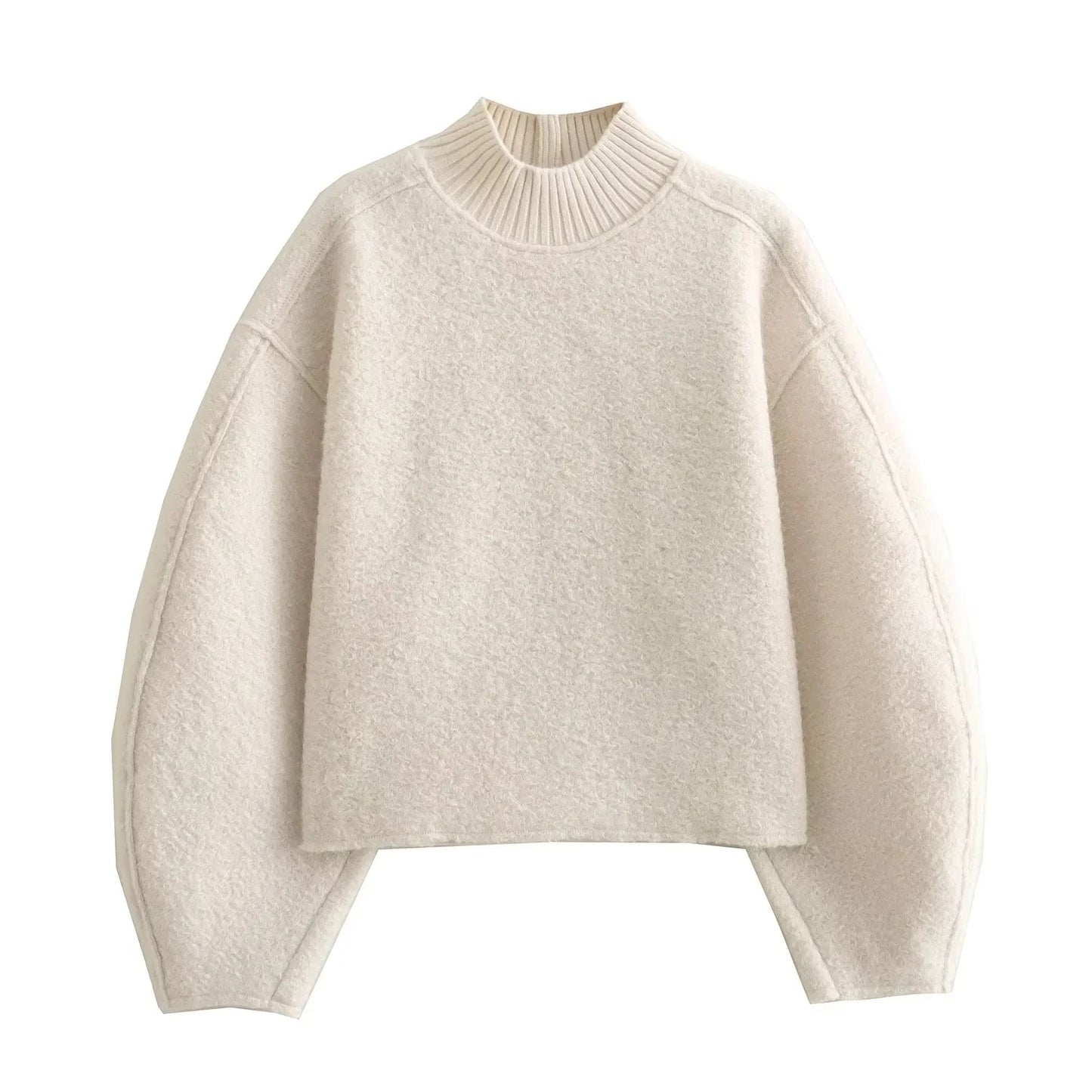 HH Sweatshirts Turtleneck Long Sleeve Pullover for Women