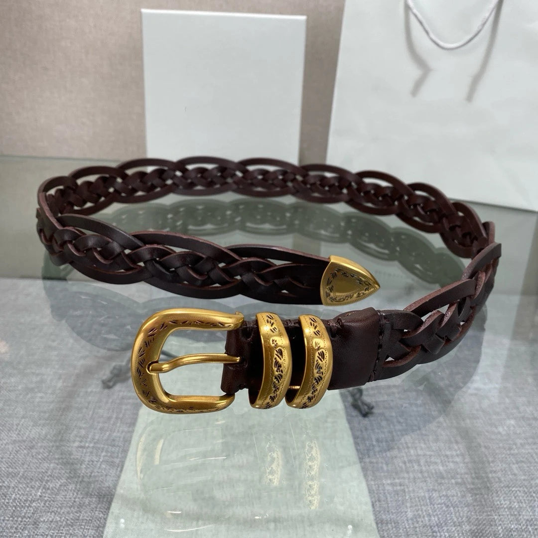 New Luxury Brand Belts for Men Smooth Metal Buckle Male Strap Genuine  belt