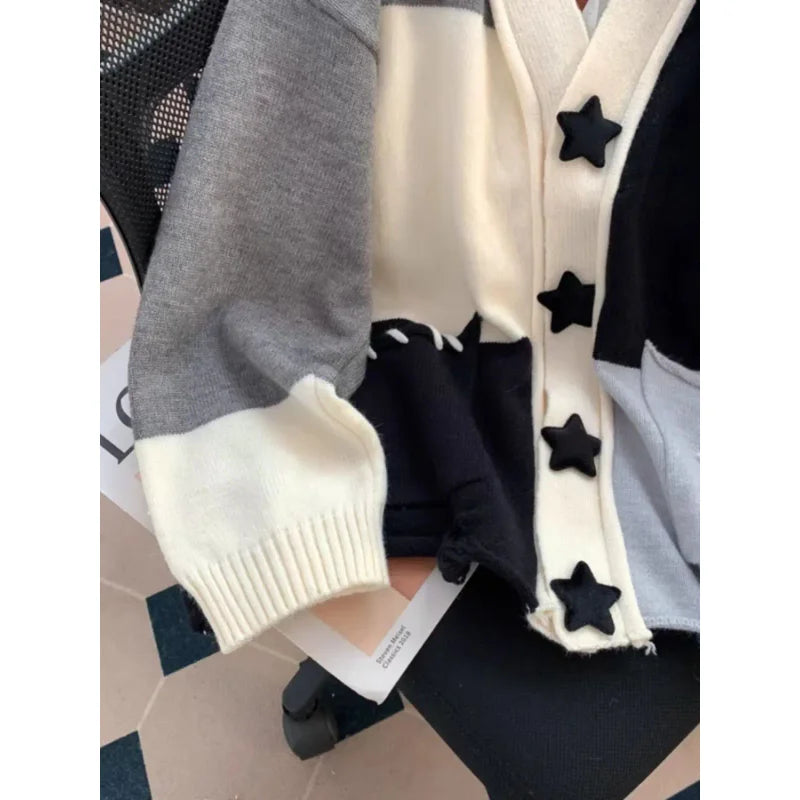 Sweater Jacket for Women Loose and Lazy Style Soft and Sticky Knitted Sweater
