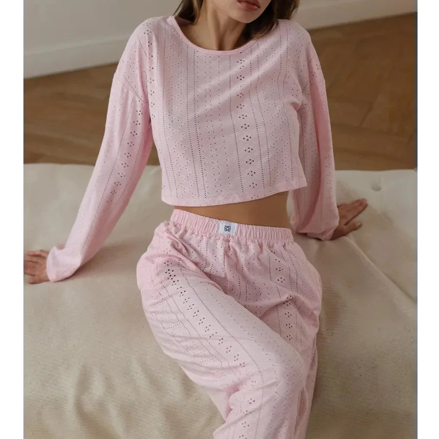 Casual Wear Set - Fashionable, Simple, Loose-Fitting Set