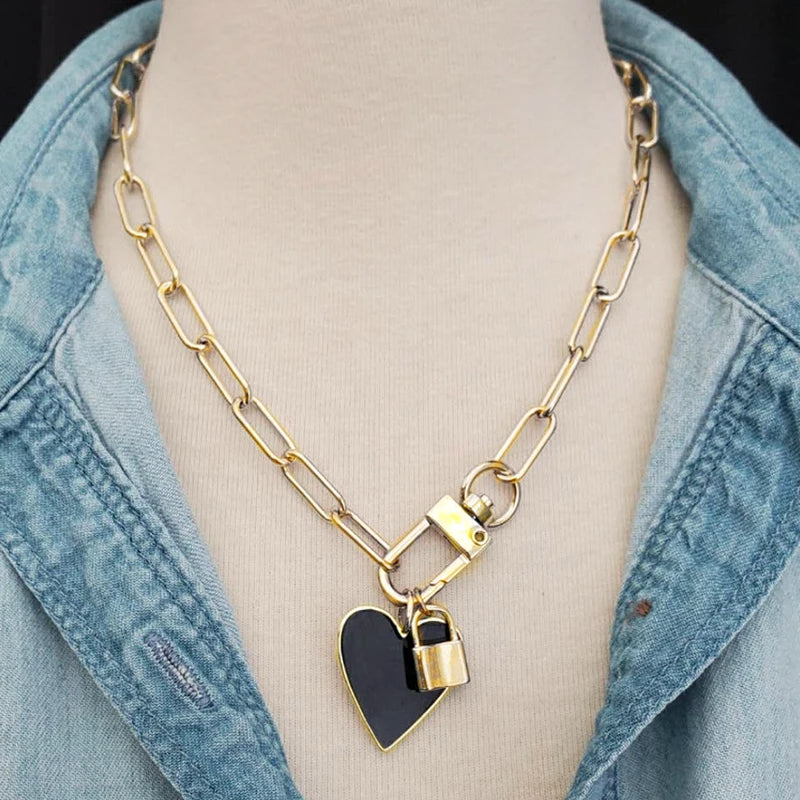 Vintage Round Charm Layered Necklace Women's Jewelry