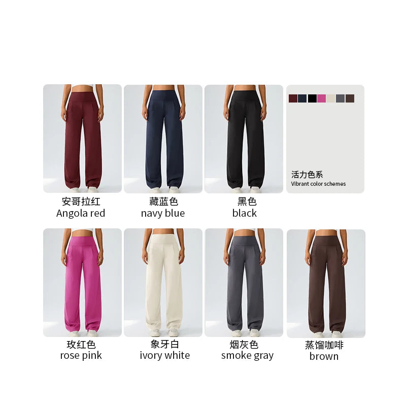 Yoga wide leg pants for women