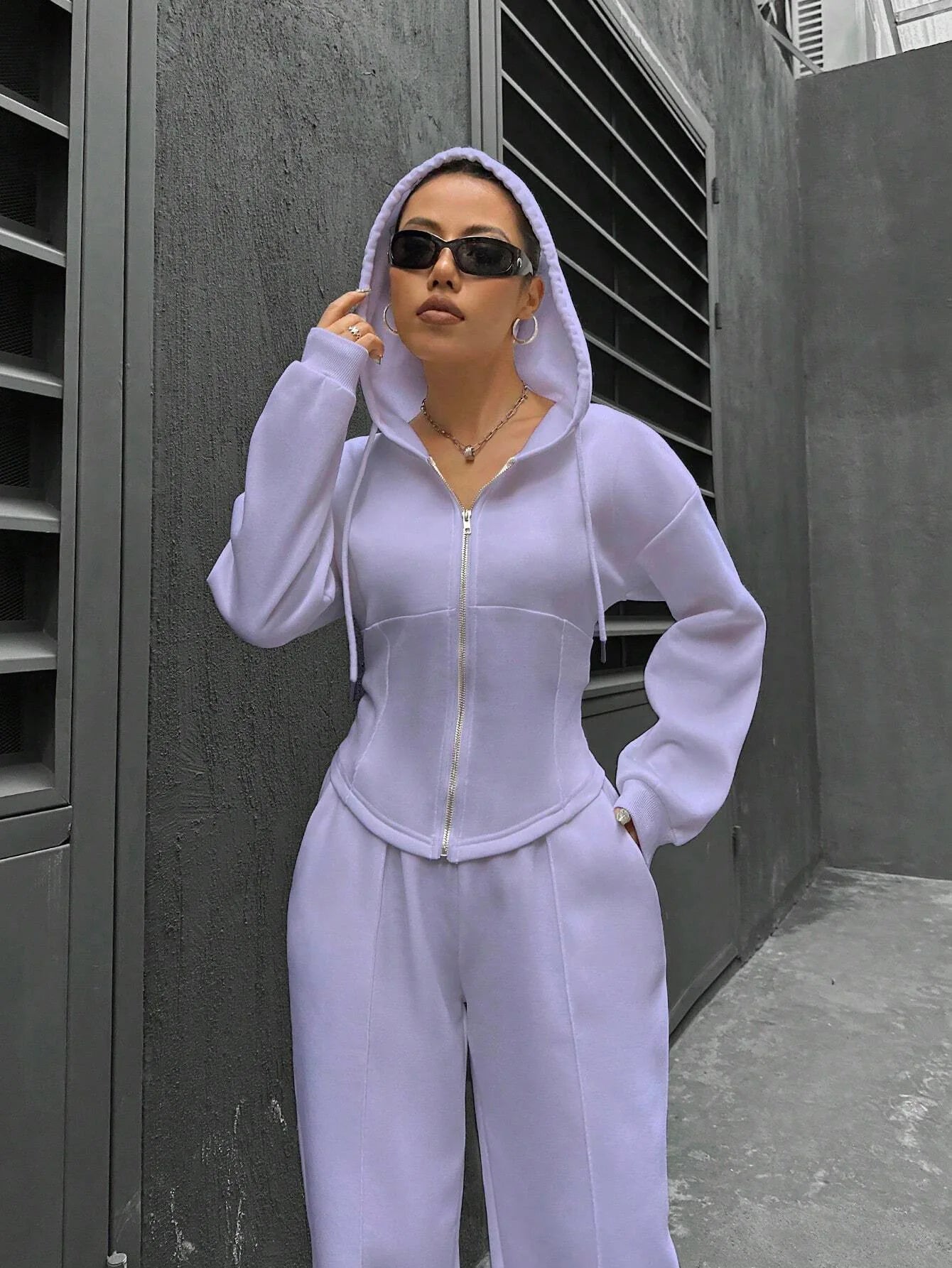 Sweatshirt Two-piece Set Women's Casual Sports Suit