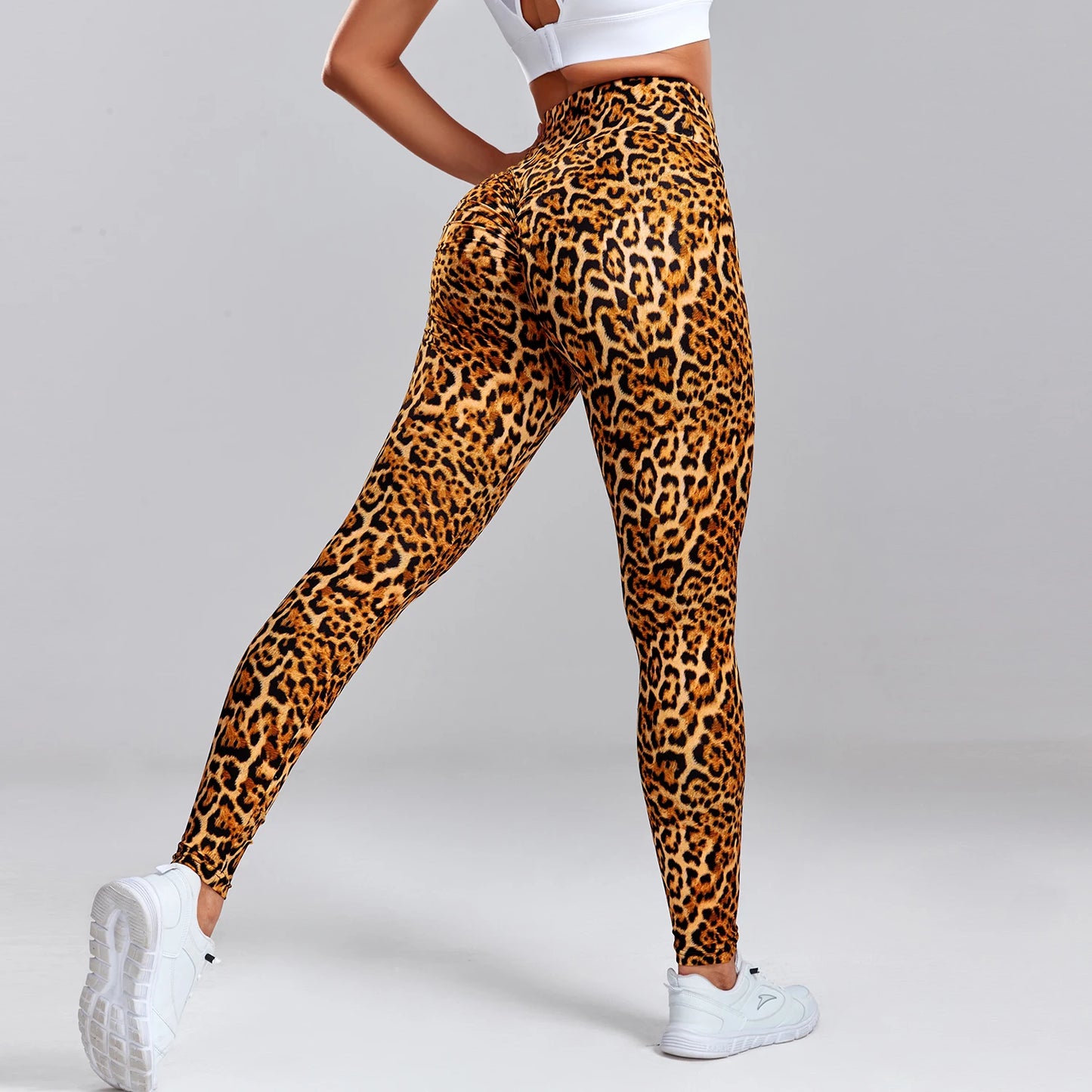 Leopard Print Leggings Fitness Women
