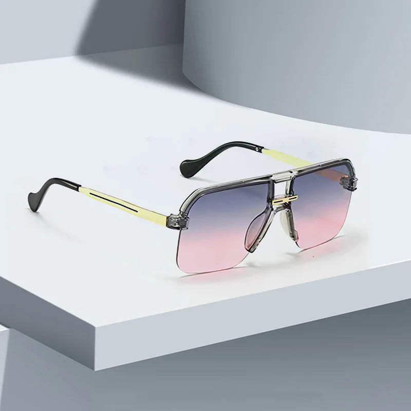Sunglasses for Women Transparent Frame Gradient  Glasses