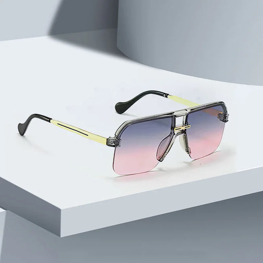 Sunglasses for Women Transparent Frame Gradient  Glasses