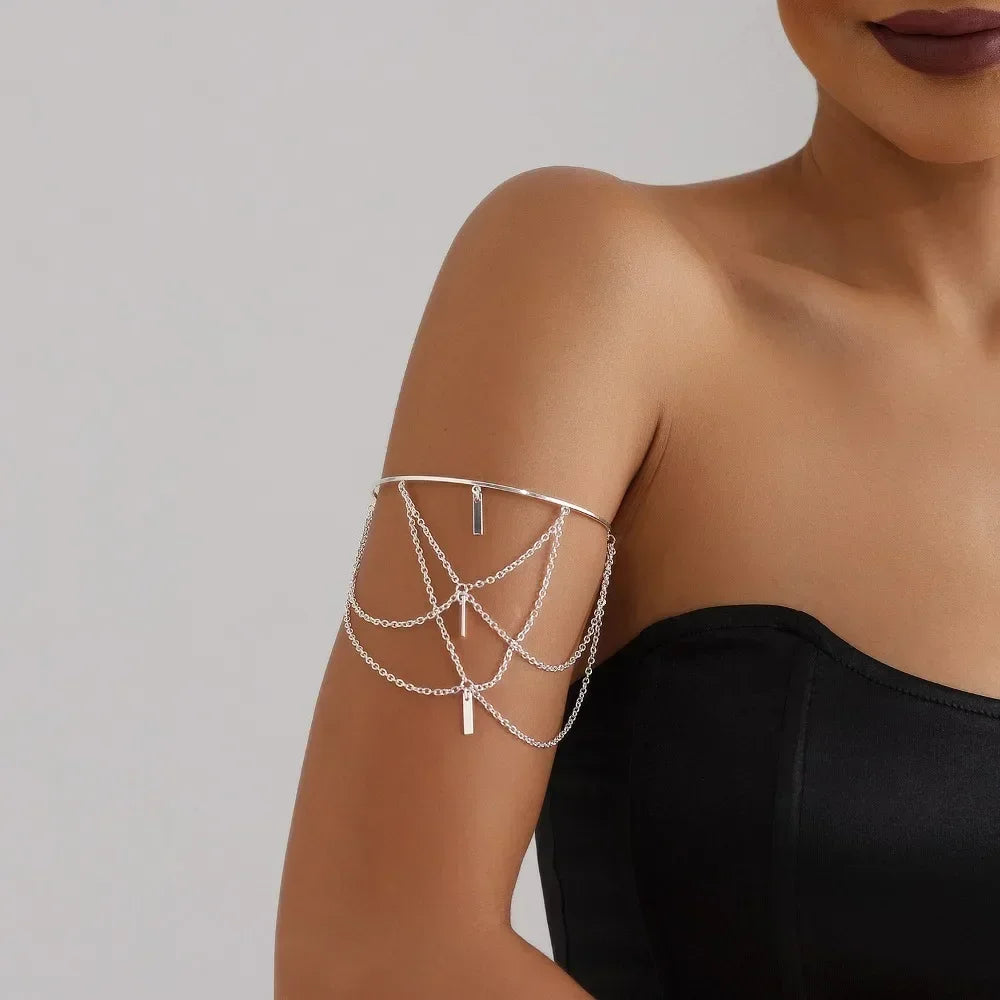 Open Upper Arm Bracelet Women's Jewelry