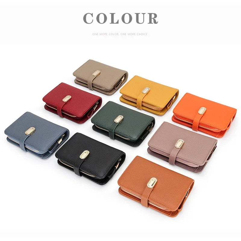 Women Wallets Leather Purse Credit Card Luxury Card Package